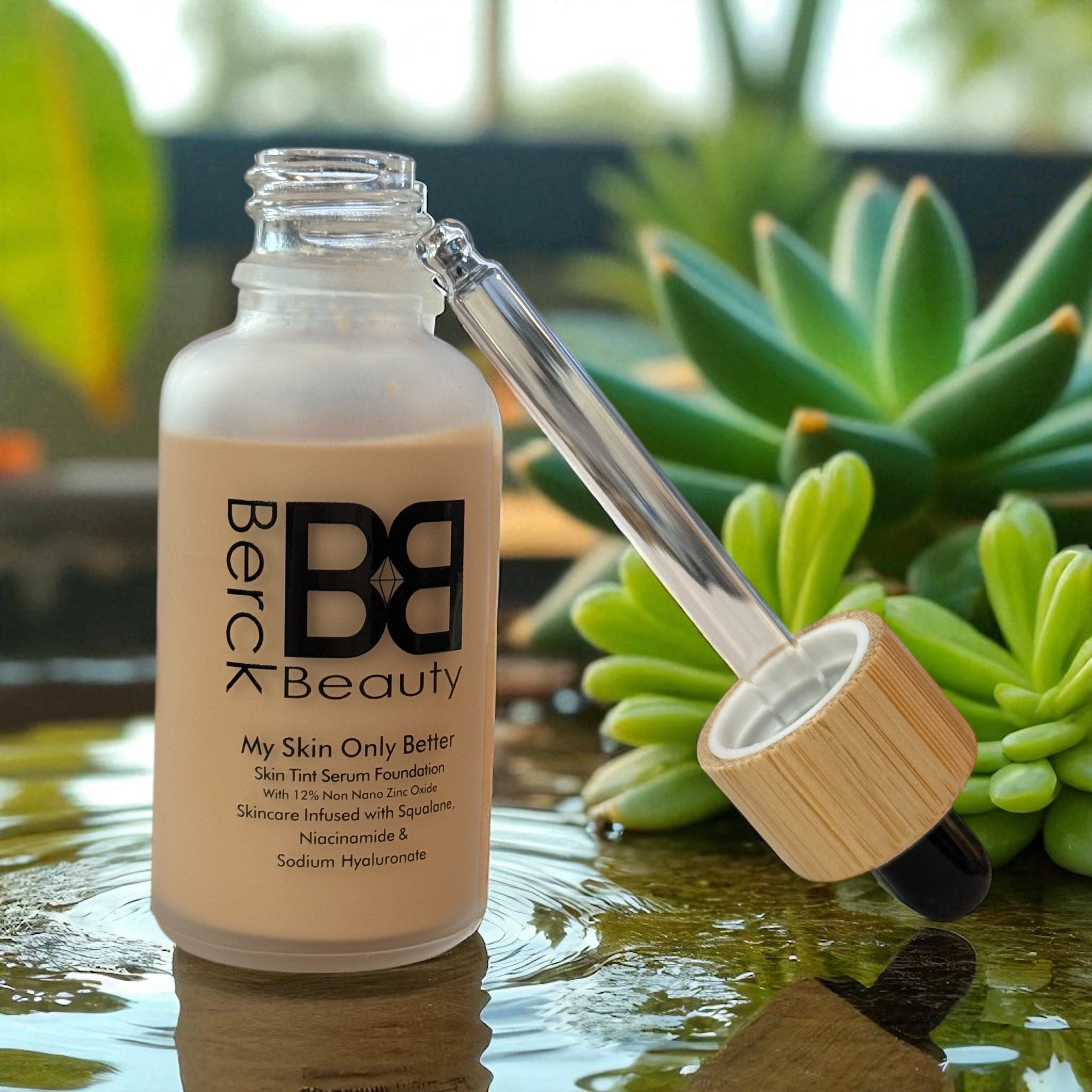BB My Skin Only Better Skin Tint Serum Foundation with 12% Non Nano Zinc Oxide - Skincare Infused 💦