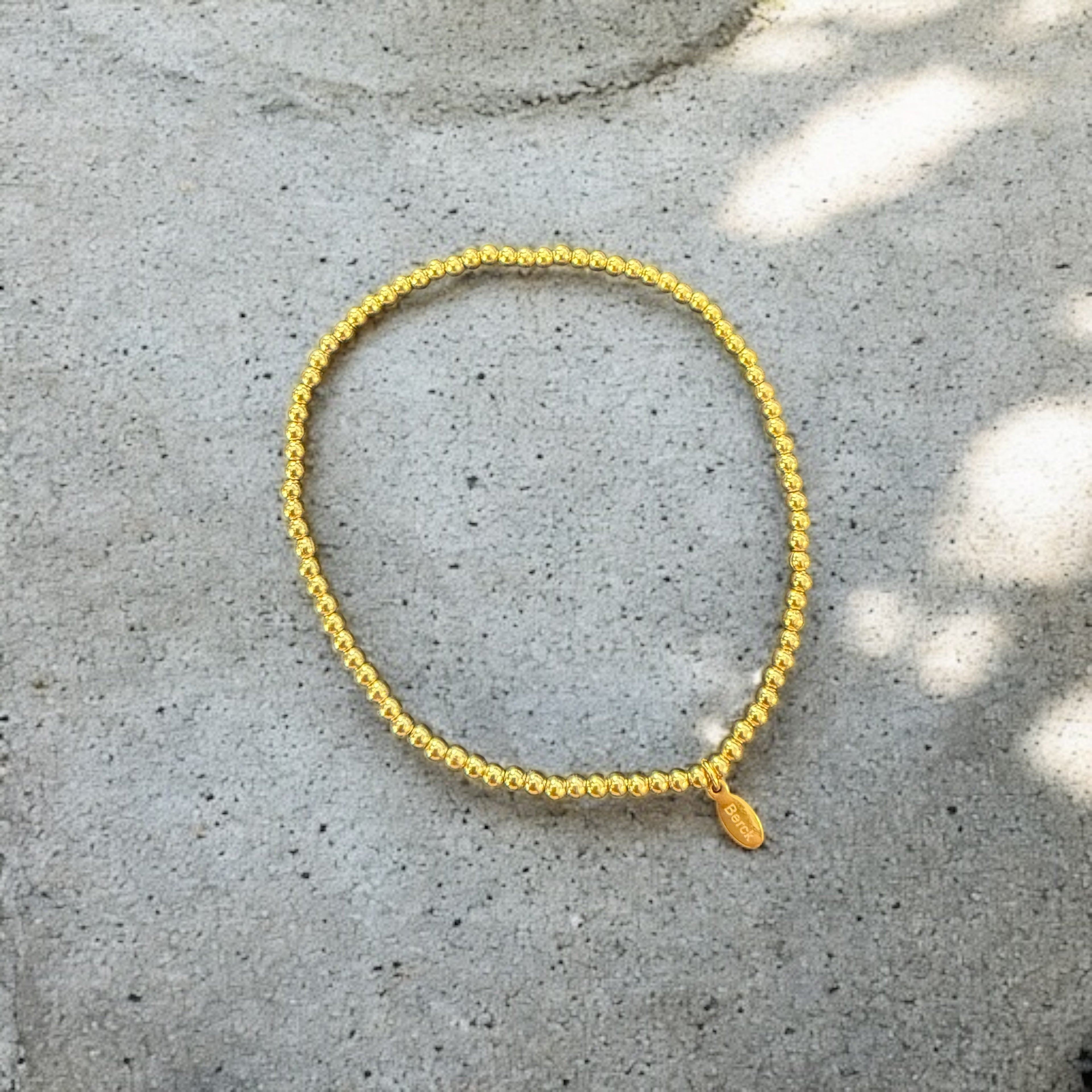 Waterproof Beaded Stretch Anklet