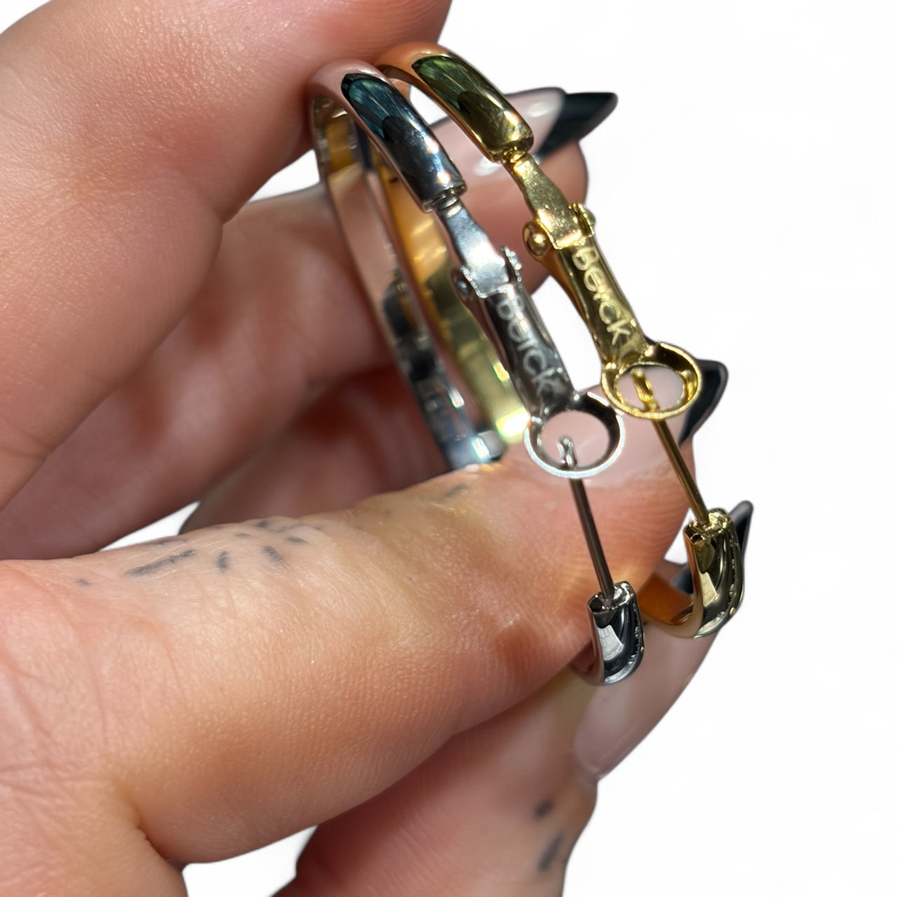 Waterproof Hoop Earrings - 14K Gold or Polished PVD Plated Stainless Steel (Multiple Sizes)