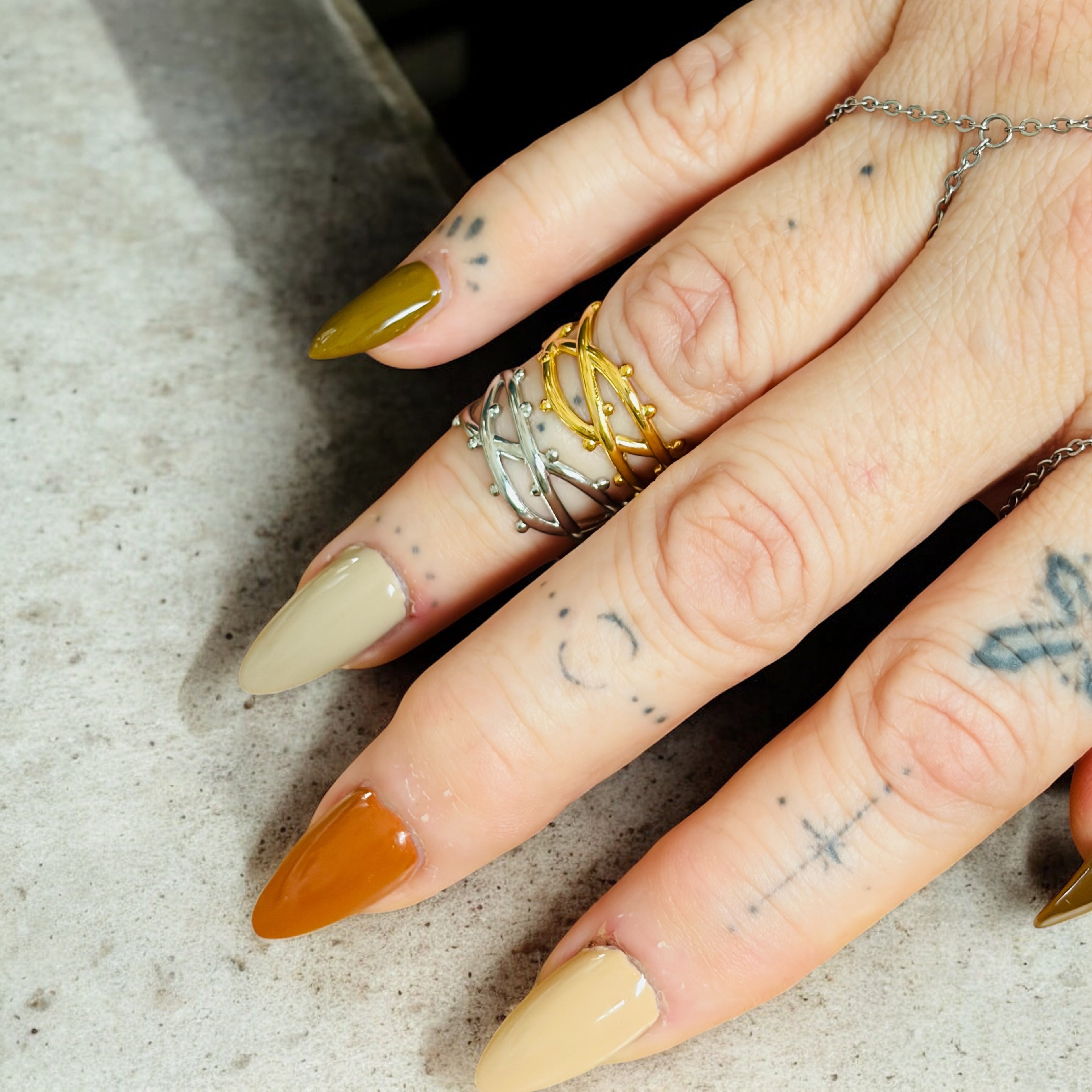 Waterproof Crown of Thorns Adjustable Ring