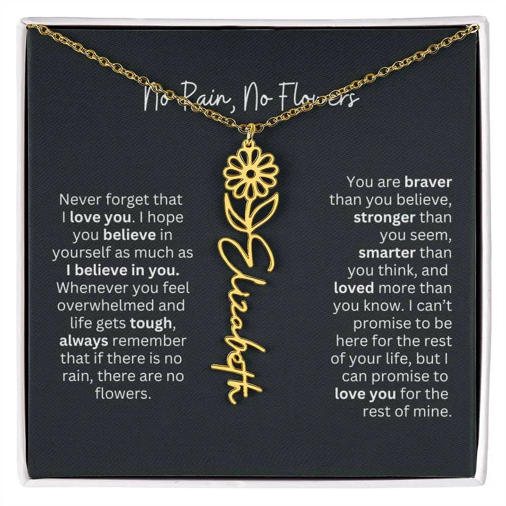 Gold Flower Necklace