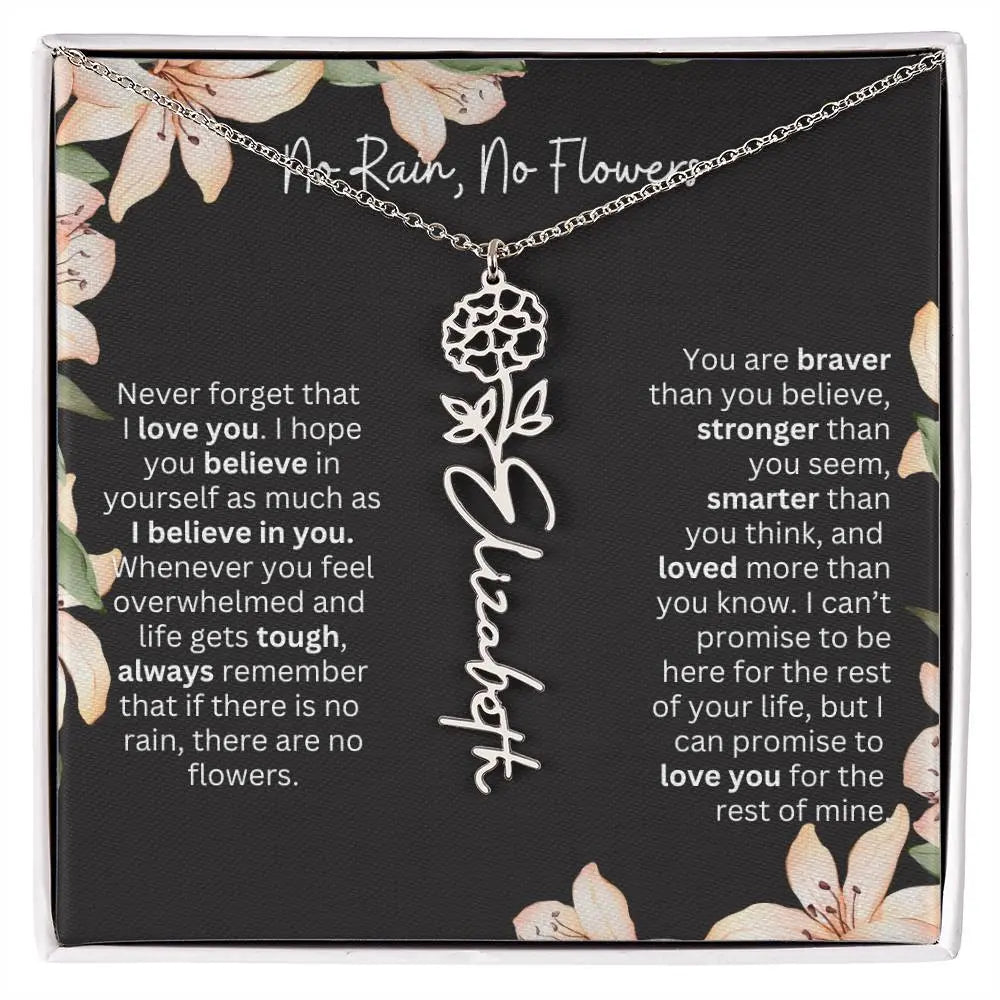 To My Daughter Never Forget That I Love You Necklace
