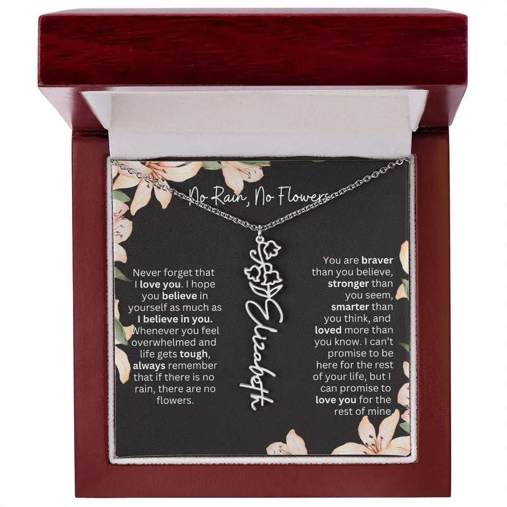 To My Daughter Never Forget That I Love You Necklace