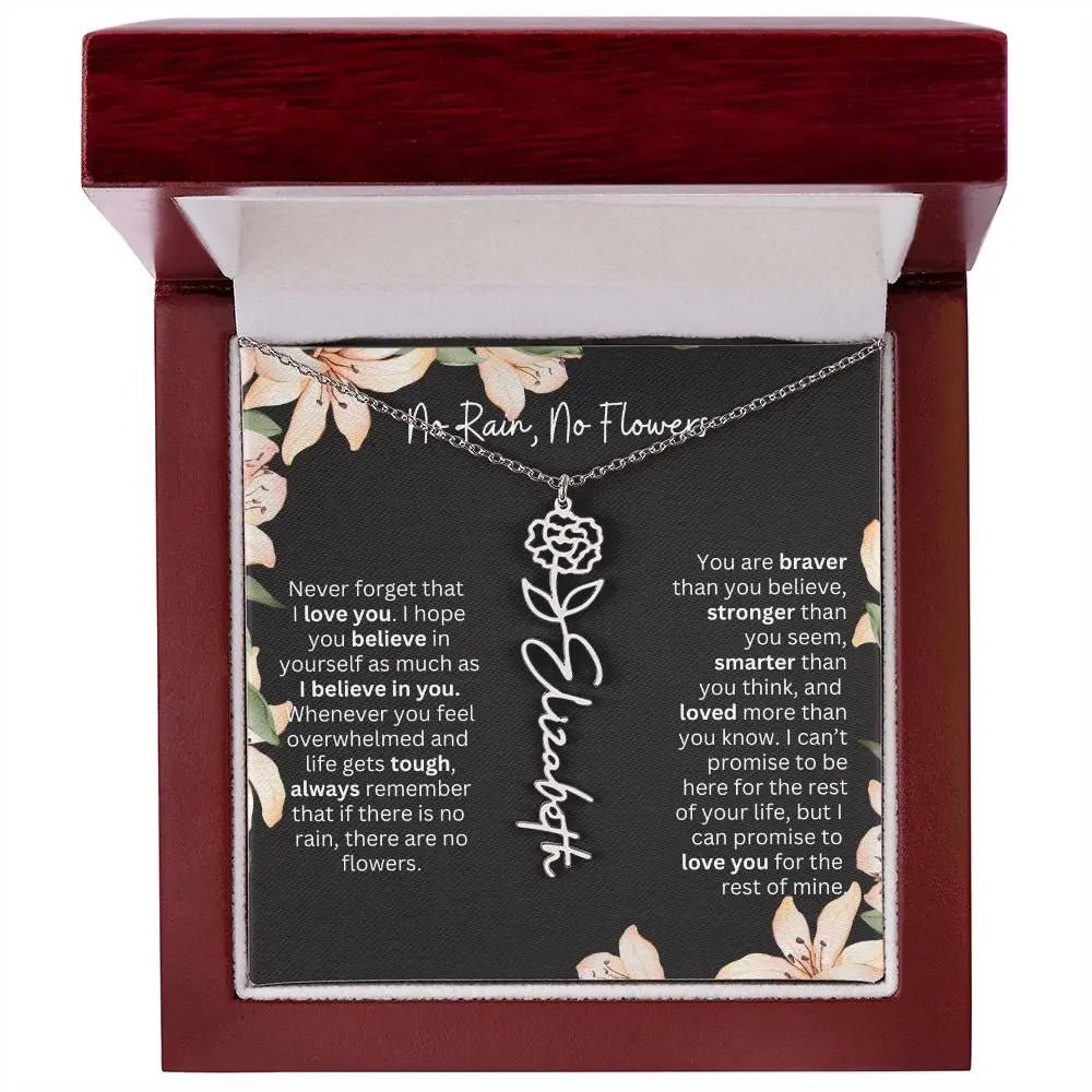 To My Daughter Never Forget That I Love You Necklace